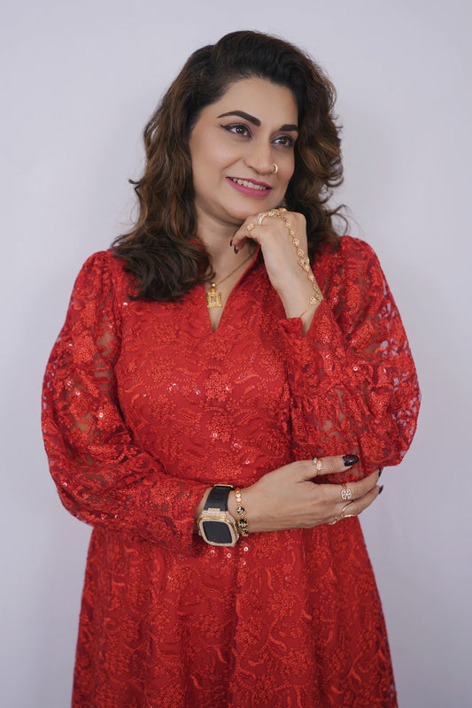 Fully Embroidered Designer Coord set